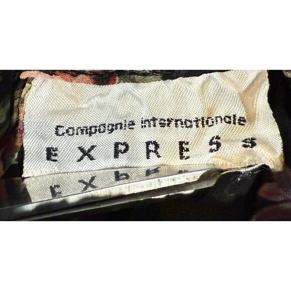 Vtg Compognie Internationale Express Floral Fairy Cottagecore Maxi Skirt M - Picture 7 of 9